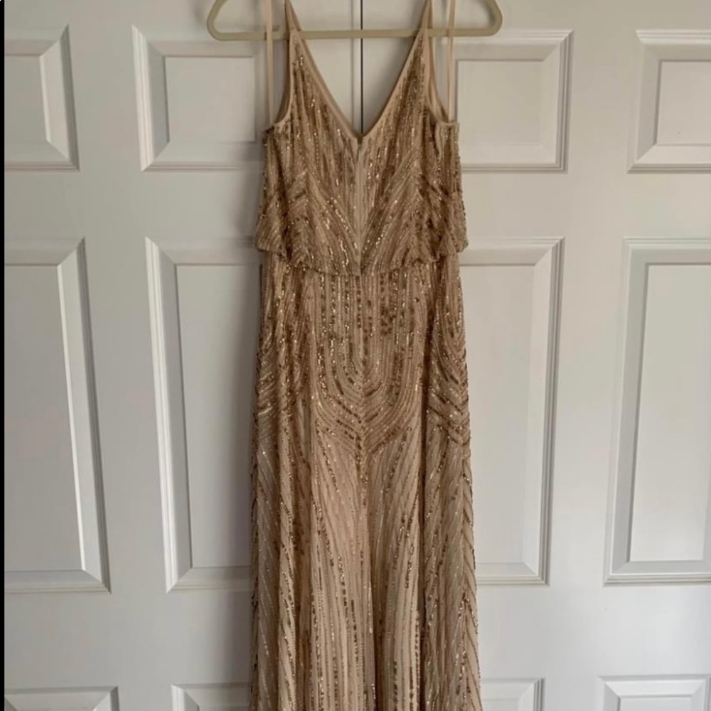 BHLDN beaded dress -size 8